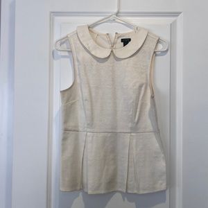 JCREW peplum top